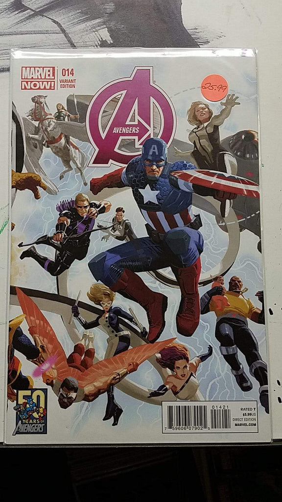 Avengers #14 Variant Comic Book with Price Tag